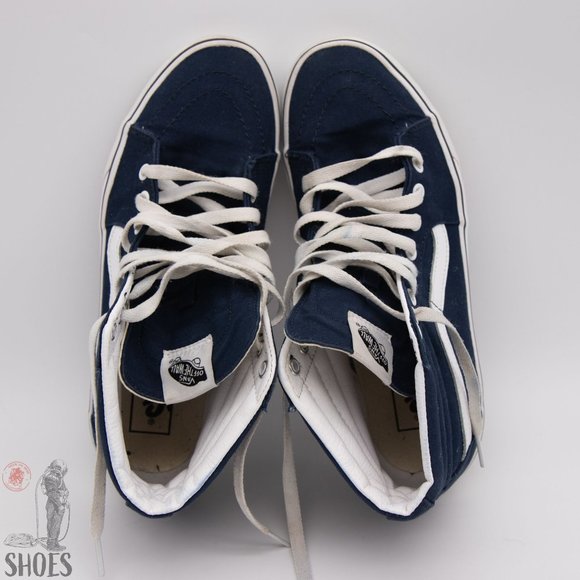 Vans Blue Canvas High-Top - Women's 9.5 - Picture 8 of 13